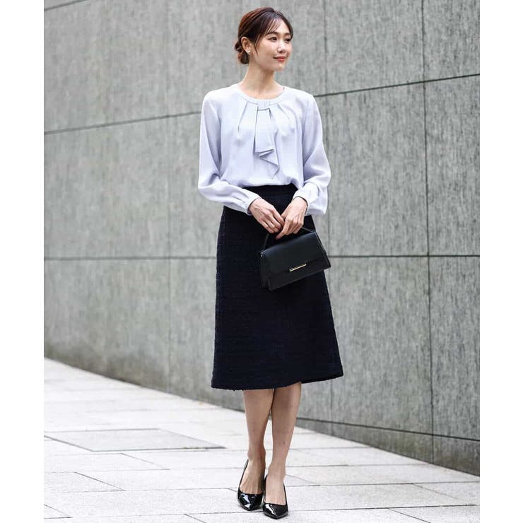 ファンシーツイードスカート/セットアップ対応/洗える | MK MICHEL KLEIN | 詳細画像11 