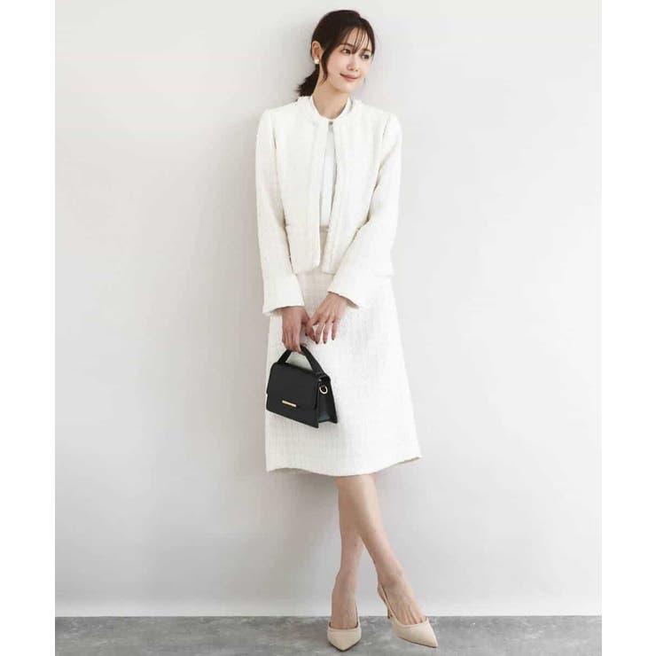 ファンシーツイードスカート/セットアップ対応/洗える | MK MICHEL KLEIN | 詳細画像14 