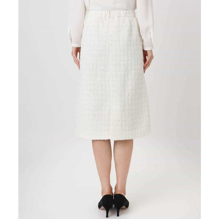 ファンシーツイードスカート/セットアップ対応/洗える | MK MICHEL KLEIN | 詳細画像19 