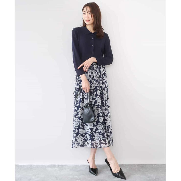 花柄シフォンスカート/洗える | MK MICHEL KLEIN | 詳細画像11 