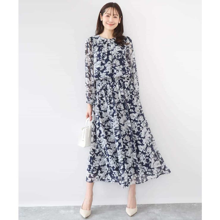 花柄シフォンスカート/洗える | MK MICHEL KLEIN | 詳細画像12 