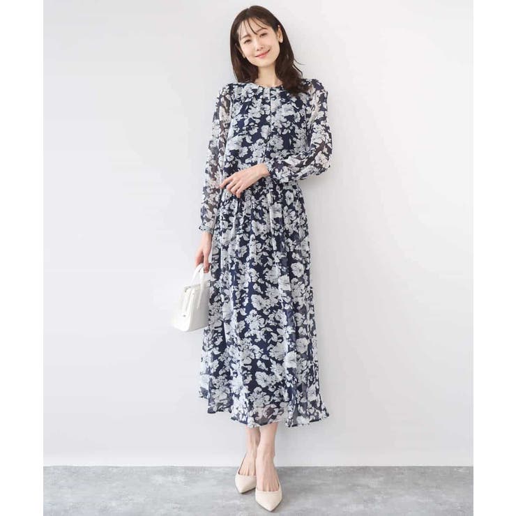 花柄シフォンスカート/洗える | MK MICHEL KLEIN | 詳細画像13 