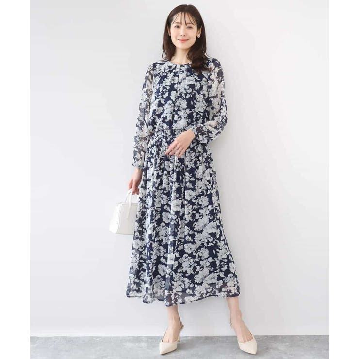 花柄シフォンスカート/洗える | MK MICHEL KLEIN | 詳細画像14 