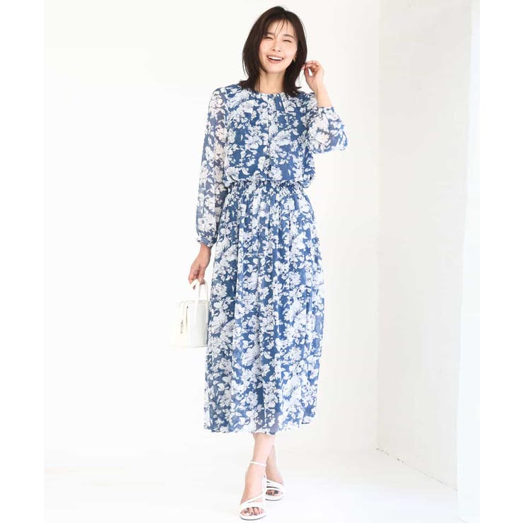 花柄シフォンスカート/洗える | MK MICHEL KLEIN | 詳細画像17 