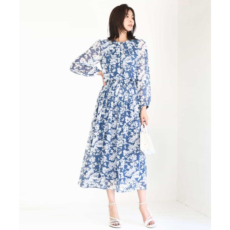 花柄シフォンスカート/洗える | MK MICHEL KLEIN | 詳細画像20 