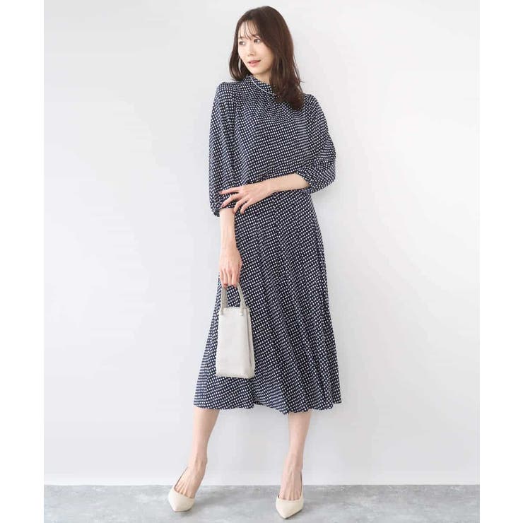 幾何柄ジャージータックスカート/洗える | MK MICHEL KLEIN | 詳細画像11 