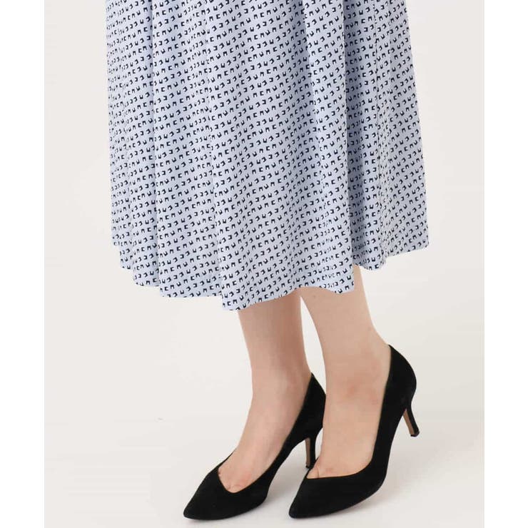 幾何柄ジャージータックスカート/洗える | MK MICHEL KLEIN | 詳細画像21 