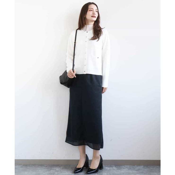 オーガンジートリコットシアータイトスカート/洗える | MK MICHEL KLEIN | 詳細画像19 