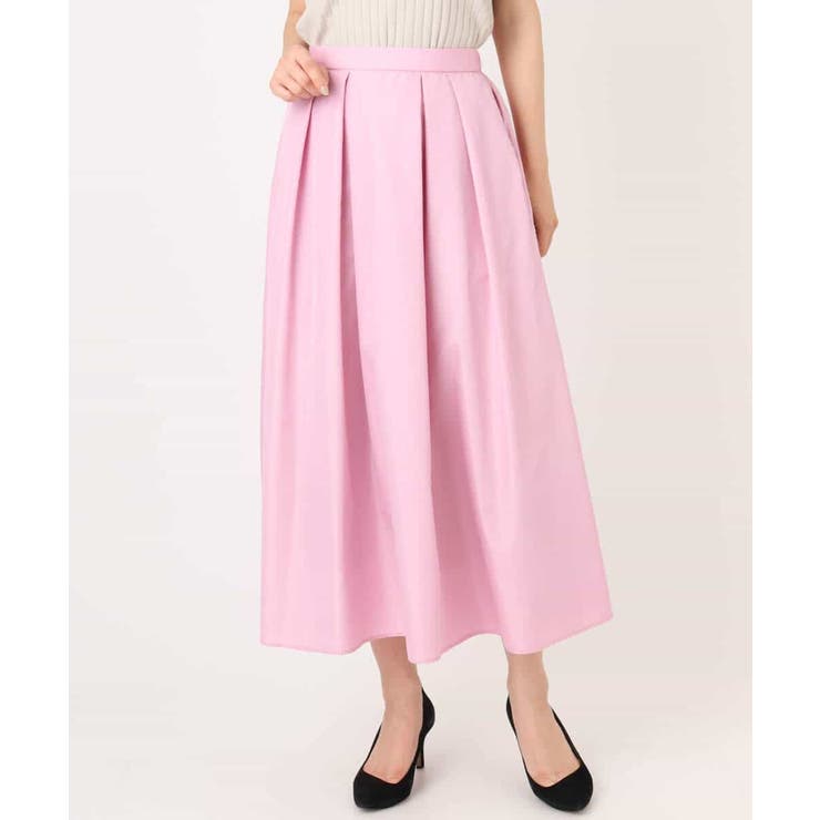 タックフレアスカート（無地）/洗える | MK MICHEL KLEIN | 詳細画像14 