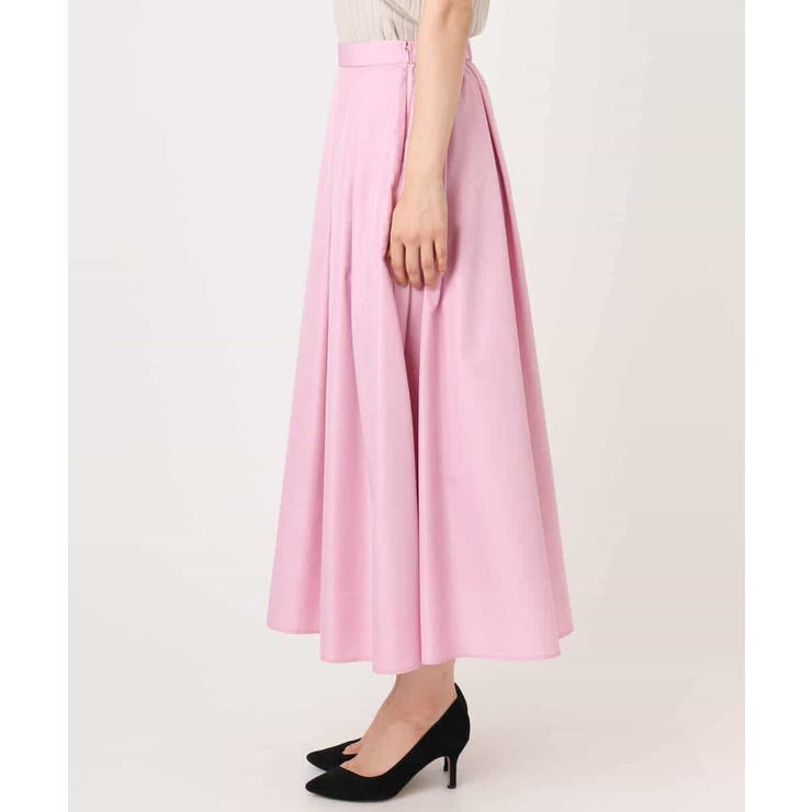 タックフレアスカート（無地）/洗える | MK MICHEL KLEIN | 詳細画像15 