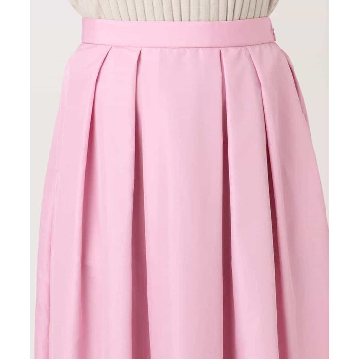 タックフレアスカート（無地）/洗える | MK MICHEL KLEIN | 詳細画像17 