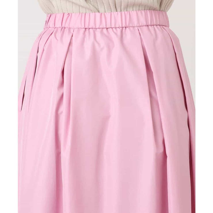 タックフレアスカート（無地）/洗える | MK MICHEL KLEIN | 詳細画像18 