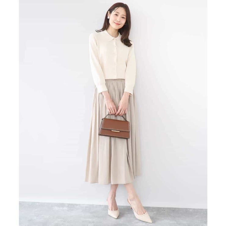 サテンプリーツスカート/UVカット/洗える | MK MICHEL KLEIN | 詳細画像11 