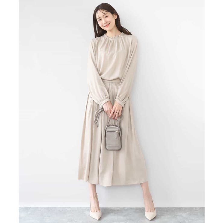 サテンプリーツスカート/UVカット/洗える | MK MICHEL KLEIN | 詳細画像14 