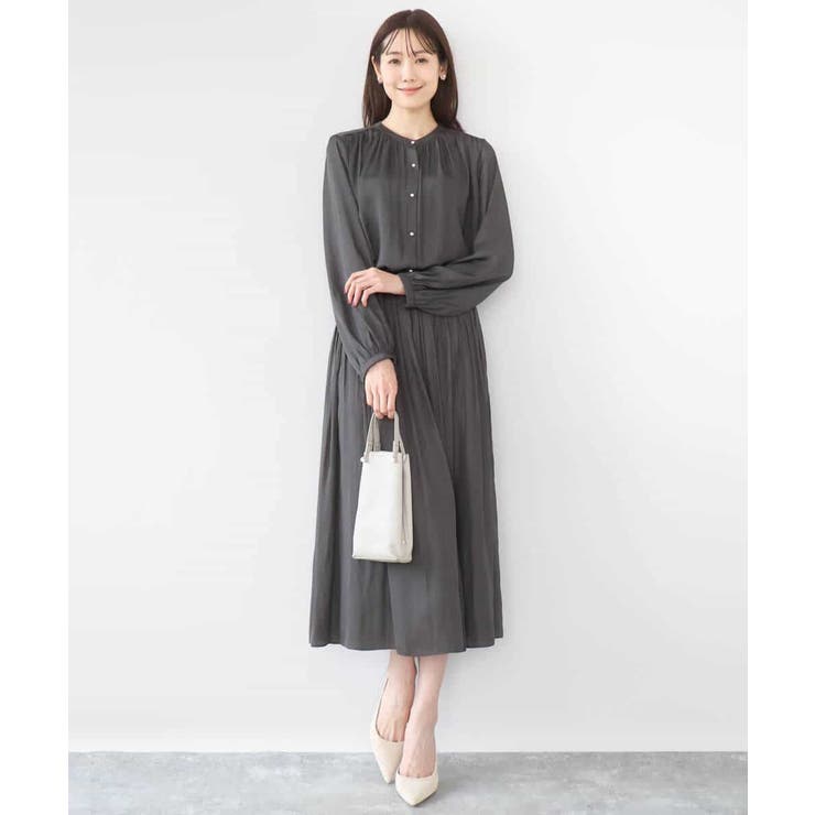 サテンプリーツスカート/UVカット/洗える | MK MICHEL KLEIN | 詳細画像16 