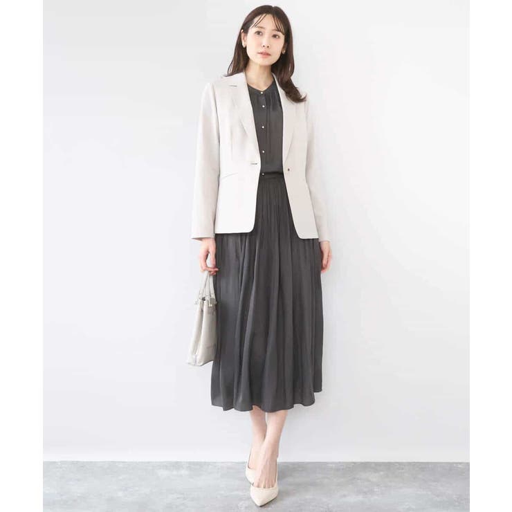 サテンプリーツスカート/UVカット/洗える | MK MICHEL KLEIN | 詳細画像21 