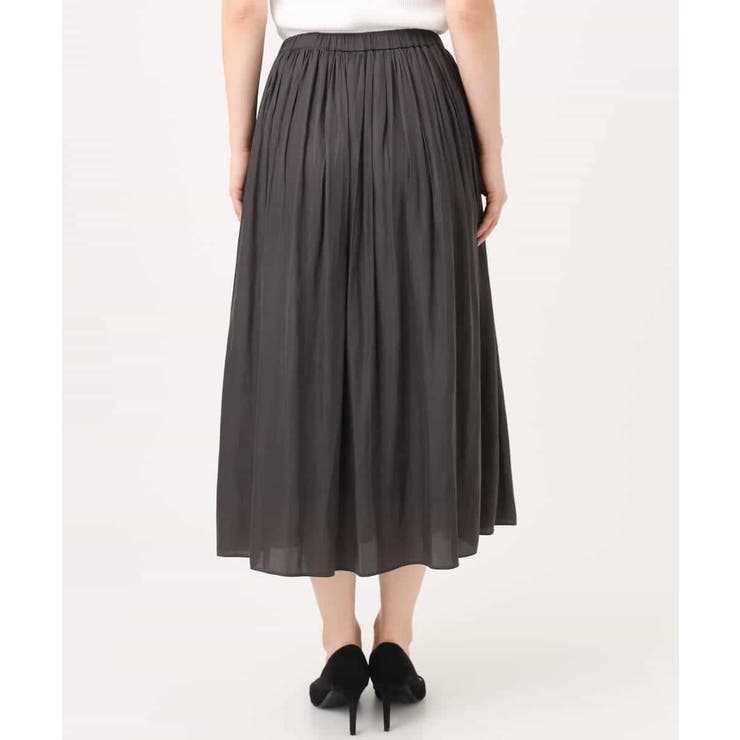 サテンプリーツスカート/UVカット/洗える | MK MICHEL KLEIN | 詳細画像34 