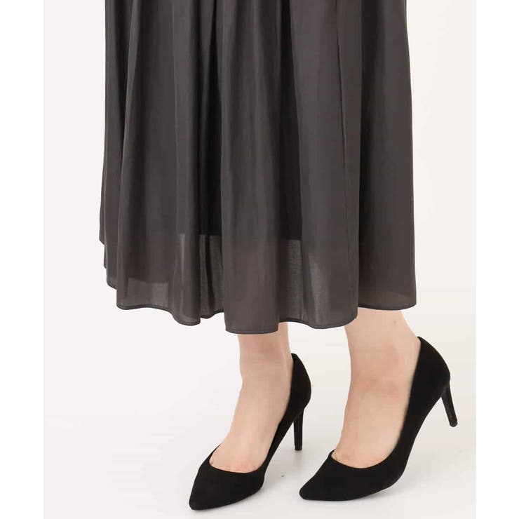 サテンプリーツスカート/UVカット/洗える | MK MICHEL KLEIN | 詳細画像38 