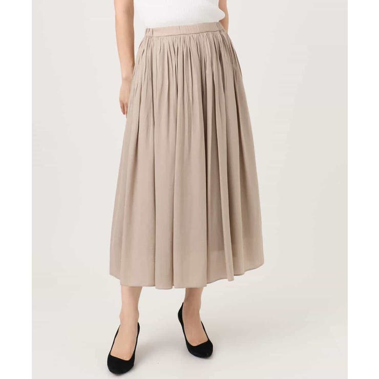 サテンプリーツスカート/UVカット/洗える | MK MICHEL KLEIN | 詳細画像42 