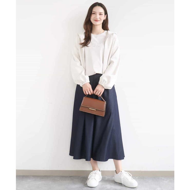 [SANAGARAシリーズ]デニムライク フレアスカート 接触冷感 | MK MICHEL KLEIN | 詳細画像21 