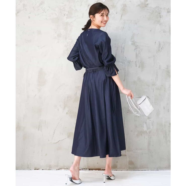 [SANAGARAシリーズ]デニムライク フレアスカート 接触冷感 | MK MICHEL KLEIN | 詳細画像39 