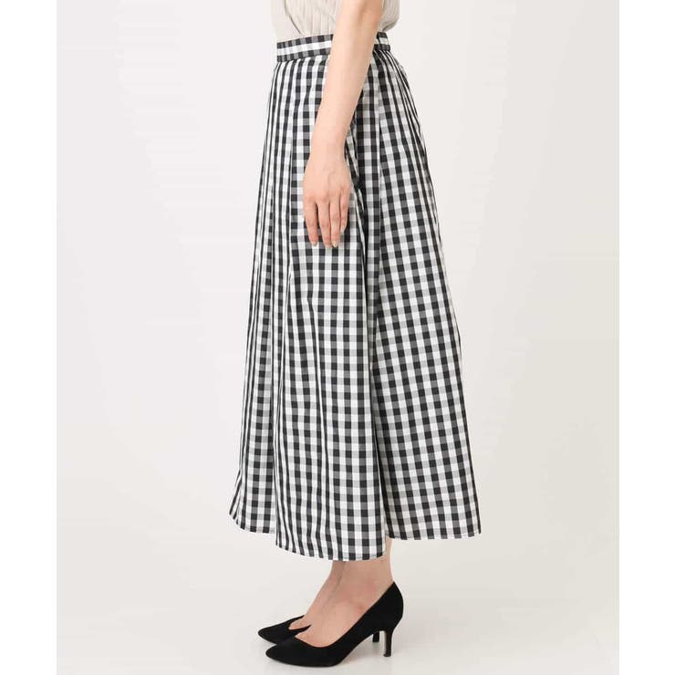 タックフレアスカート（ギンガムチェック）/洗える | MK MICHEL KLEIN | 詳細画像11 