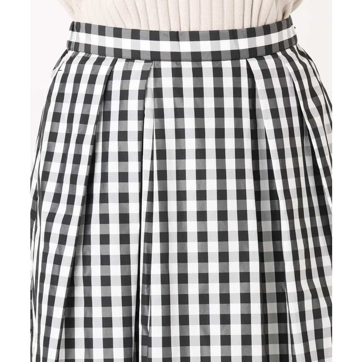 タックフレアスカート（ギンガムチェック）/洗える | MK MICHEL KLEIN | 詳細画像13 