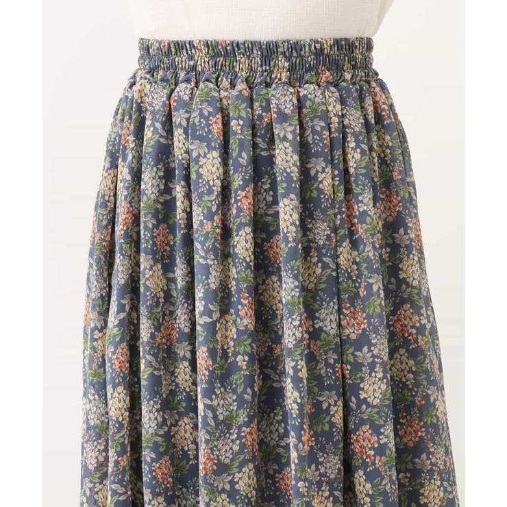 ヴィンテージフラワースカート/洗える[品番：ITKW0013433]｜MK MICHEL