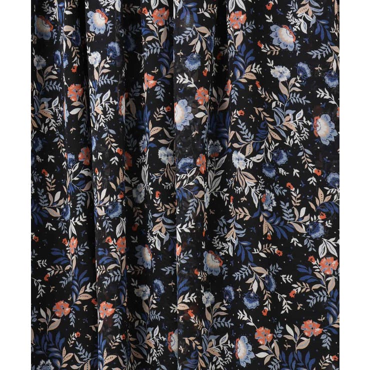 フラワードットプリントシフォンスカート/洗える | MK MICHEL KLEIN | 詳細画像35 