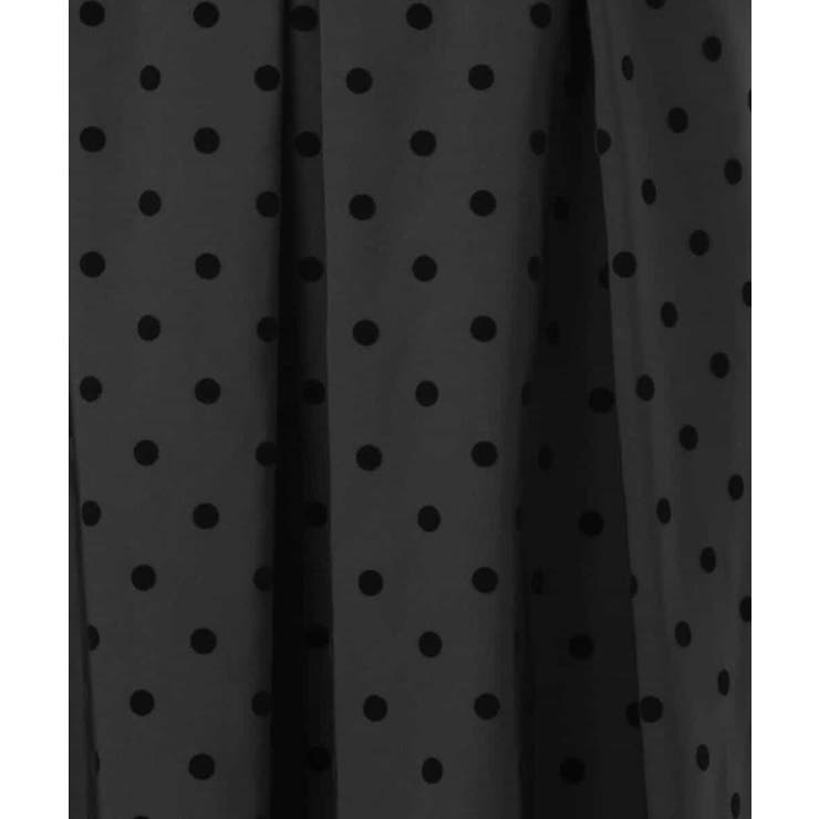 フロッキードット柄タックスカート/洗える | MK MICHEL KLEIN | 詳細画像31 