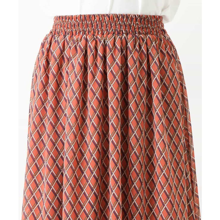 新品MICHEL KLEINオレンジスカートです。