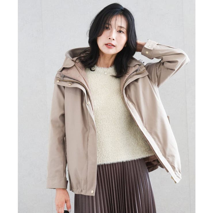 モカ | ダウンライナー付きマルチwayブルゾン/撥水加工 | MK MICHEL KLEIN