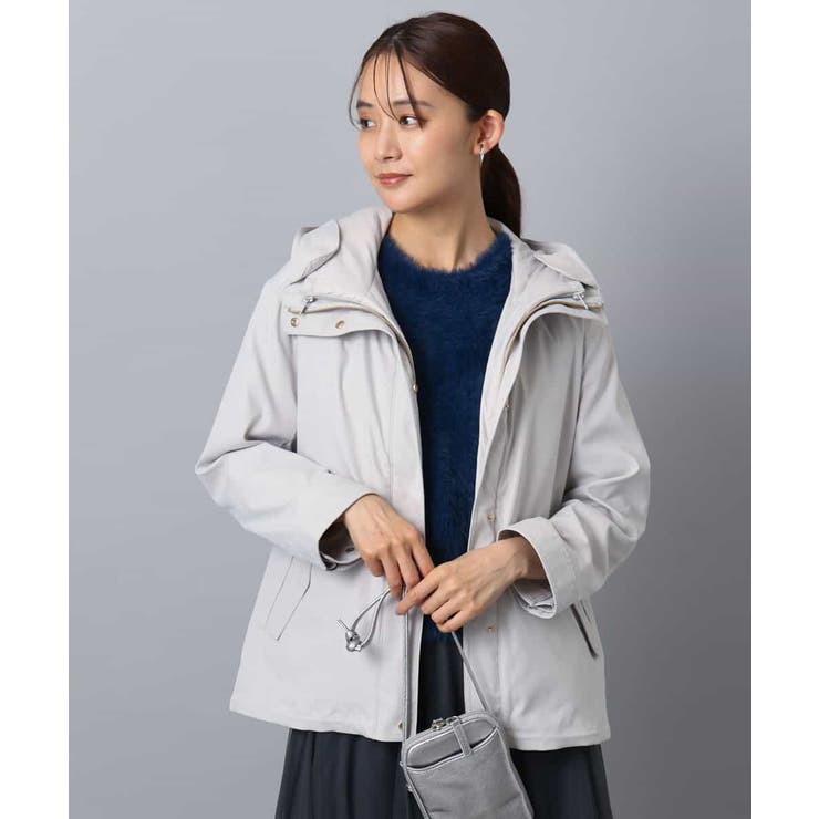 ライトグレー | ダウンライナー付きマルチwayブルゾン/撥水加工 | MK MICHEL KLEIN