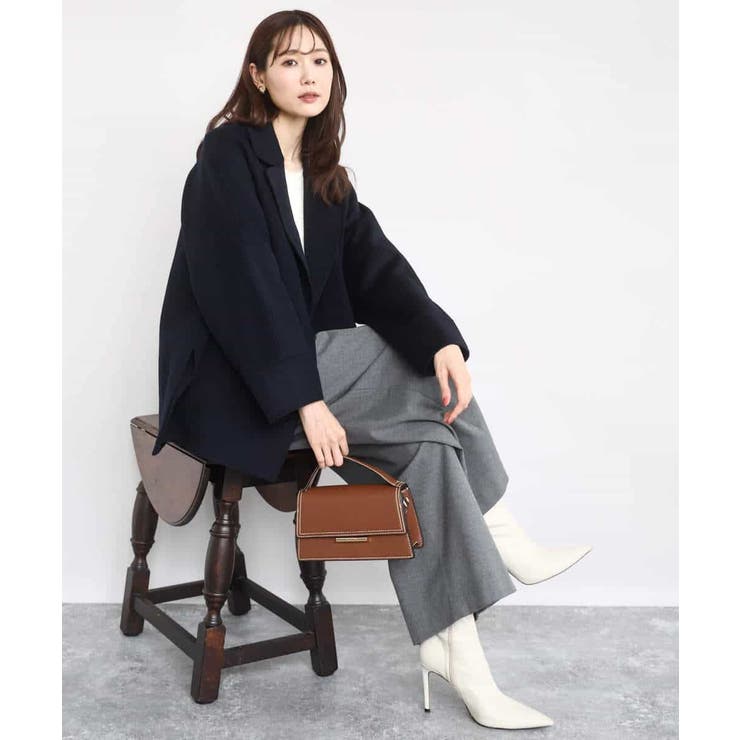 スムースリバー ミドル丈コート | MK MICHEL KLEIN | 詳細画像13 