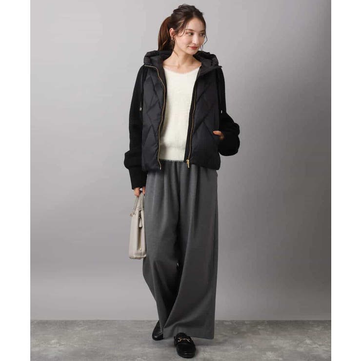 ニットスリーブダウンブルゾン | MK MICHEL KLEIN | 詳細画像10 