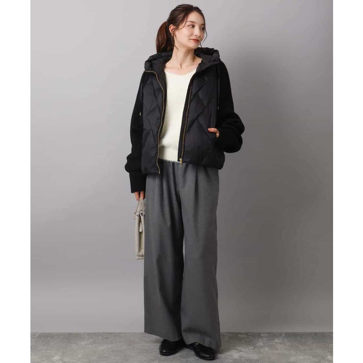 ニットスリーブダウンブルゾン | MK MICHEL KLEIN | 詳細画像11 