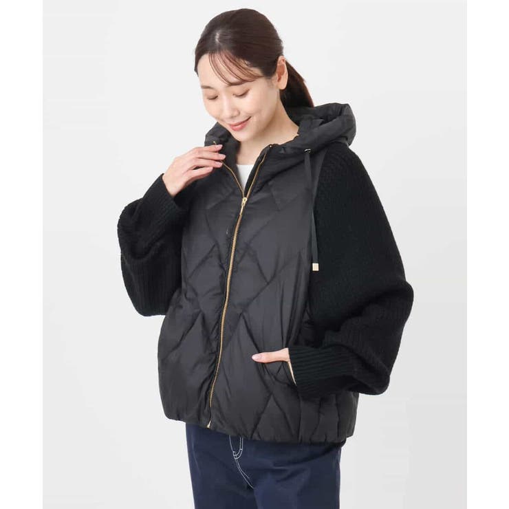 ニットスリーブダウンブルゾン | MK MICHEL KLEIN | 詳細画像12 