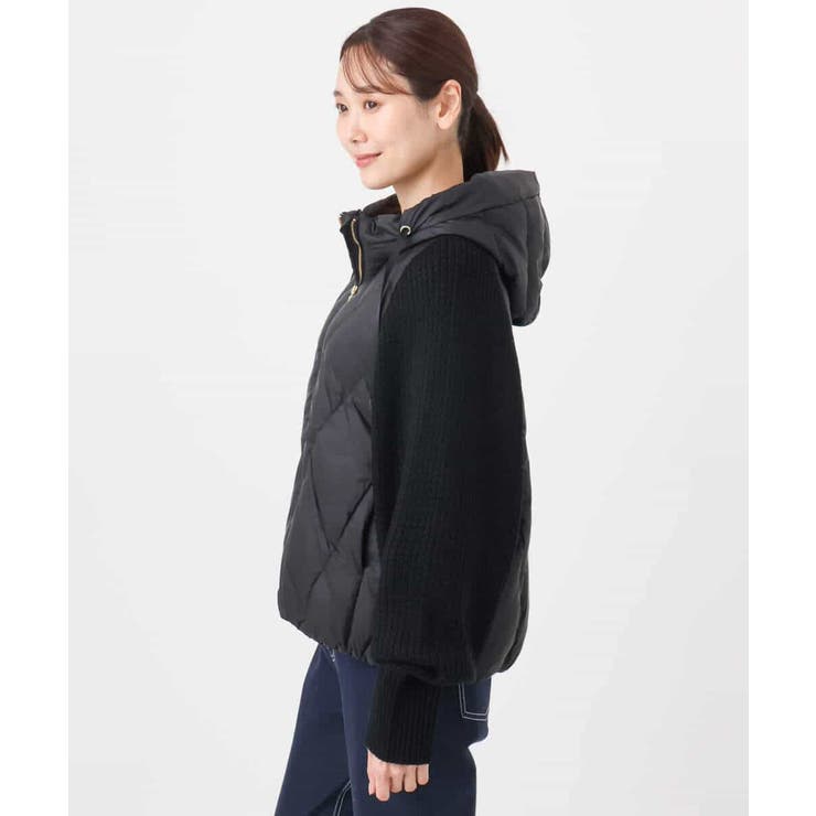 ニットスリーブダウンブルゾン | MK MICHEL KLEIN | 詳細画像13 