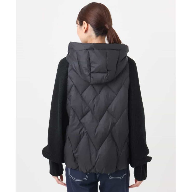 ニットスリーブダウンブルゾン | MK MICHEL KLEIN | 詳細画像14 