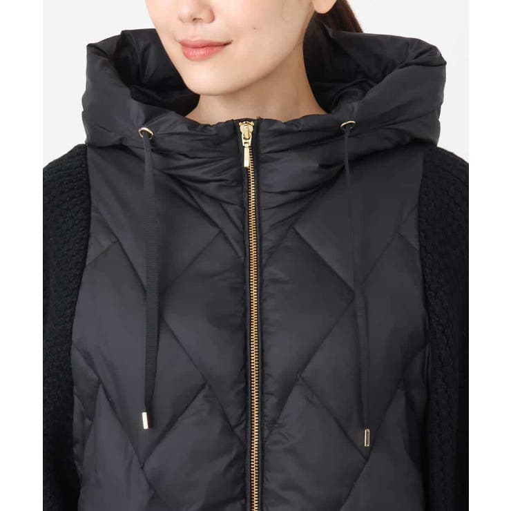 ニットスリーブダウンブルゾン | MK MICHEL KLEIN | 詳細画像15 