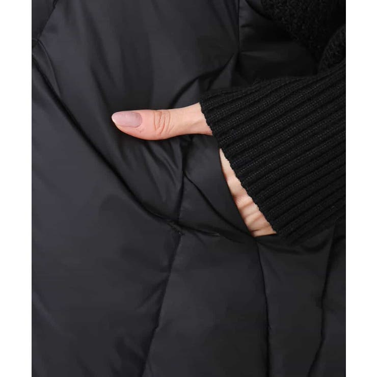 ニットスリーブダウンブルゾン | MK MICHEL KLEIN | 詳細画像20 