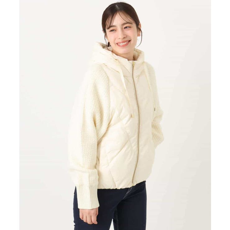 ニットスリーブダウンブルゾン | MK MICHEL KLEIN | 詳細画像25 