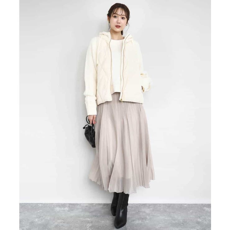 ニットスリーブダウンブルゾン | MK MICHEL KLEIN | 詳細画像4 