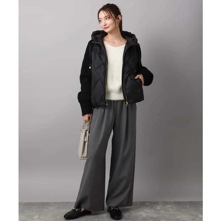 ニットスリーブダウンブルゾン | MK MICHEL KLEIN | 詳細画像8 