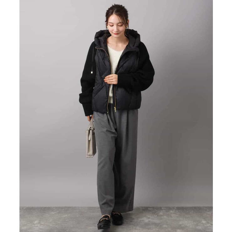 ニットスリーブダウンブルゾン | MK MICHEL KLEIN | 詳細画像9 