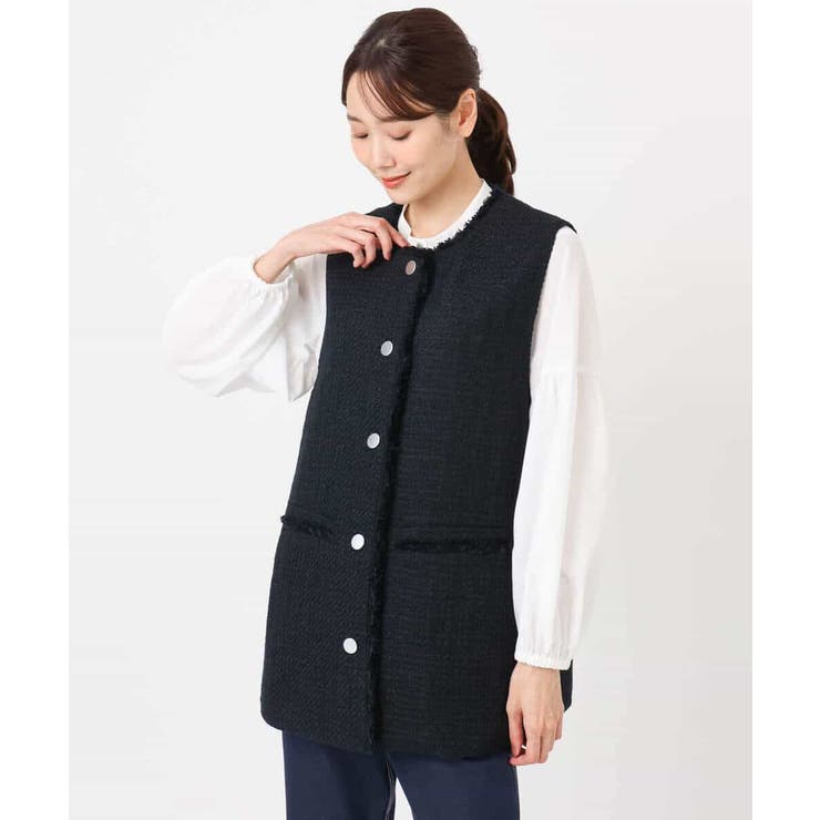 ツイードジレ/洗える | MK MICHEL KLEIN | 詳細画像27 