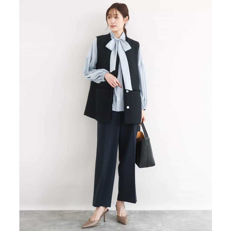 ツイードジレ/洗える | MK MICHEL KLEIN | 詳細画像3 