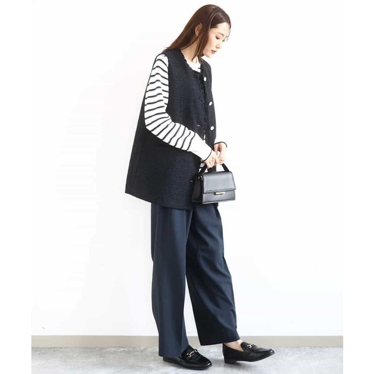 ツイードジレ/洗える | MK MICHEL KLEIN | 詳細画像6 