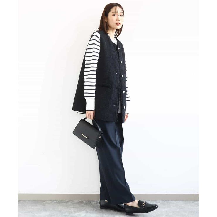 ツイードジレ/洗える | MK MICHEL KLEIN | 詳細画像7 