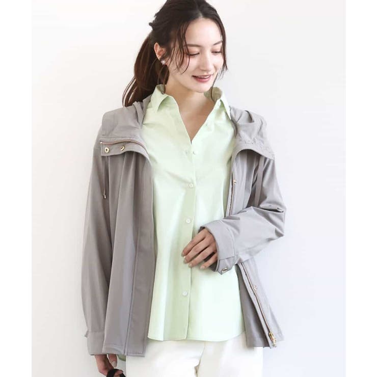 モカ | ストレッチマウンテンパーカー/撥水加工/洗える | MK MICHEL KLEIN